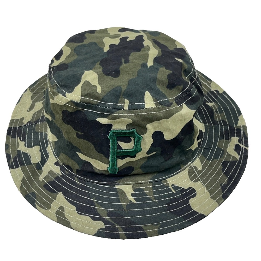Pittsburgh Pirates Bucket Hat Military Army Camo Dunkin Donuts Promo Adult OSFA